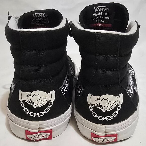 VANS x Sketchy Tank Sk8-Hi Pro Shoes - Black - Sz 7.5 US - Picture 5 of 12